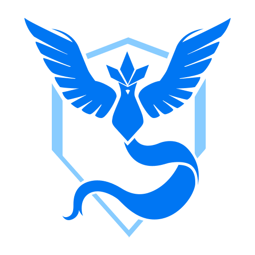 Blue Mystic Articuno Gold-Metal Faction Gym GO Badge/PinPokemon Black 
